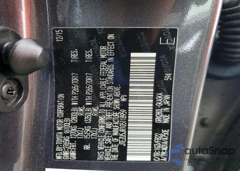 2016 Toyota 4Runner Sr5 from USA, damaged, VIN JTEZU5JR1G5118959